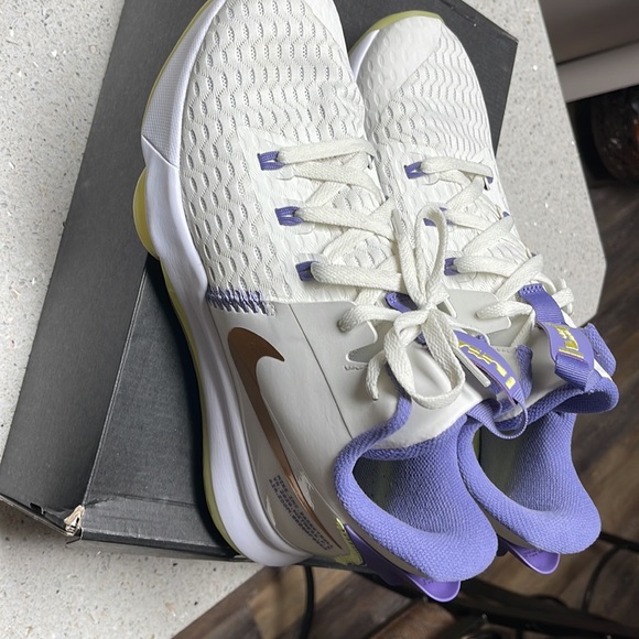 Lebron Witness V Summit white Metallic Bronze worn 3 times in great shape - Picture 4 of 10